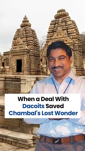 This man’s deal with dacoits saved a 1000-year-old Indian temple. Here's how K K Muhammad made it happen. >> #IncredibleIndia #HistoryUnveiled #BateshwarTemples #KKMuhammad #Heritage #ASI #AncientIndia #HistoricWonders #HiddenGems [KK Muhammad, Incredible India, Bateshwar Temple, Archaeological Survey of India, Hidden Gems, Ancient India] | TheBetterIndia