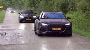Audi RS6 vs Lamborghini Urus Mansory Street Battle