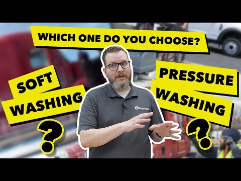 Soft washing vs Pressure washing: What's the difference?
