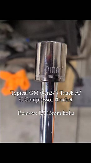 TBSS A/C Compressor Bracket removal #automotive #reelsinstagram #reels | Rob Walker