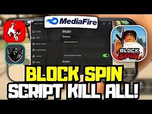 Block Spin SCRIPT - Auto ATMs, Auto Deposit & Auto Farm money!! (Mobile & PC) Roblox!! 🔥
