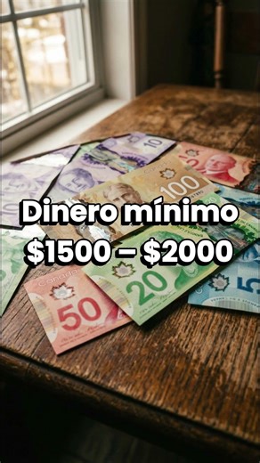 Cuánto dinero necesitas para tu primer mes en Canadá