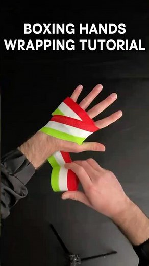 Boxing hands wrapping tutorial ✔️ #boxer #boxing #boxingcoach #boxingtraining #boxingwraps