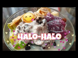Homemade Halo-Halo (Mixed Fruit Dessert) 🍧😋💜