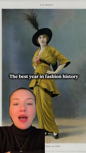 Sandwiched between the beloved Edwardian and Roaring 1920s eras, the 1910s is one of the most underrated and undervalued periods in the history of fashion—and yet it is one of the most important!! There would be no 1920s modern fashion without the designs of the pre-WWI era that began to evolve towards modernity in 1907, culminating in this wild and wacky year of unbridled expression that is the year 1914! With the outbreak of war this same year, fashion was forced to continue streamlining, espe