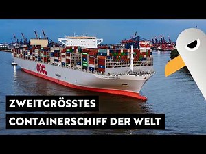 World's No. 2: 400m container giant leaves Hamburg 🚢 OOCL Denmark