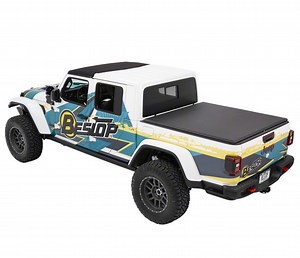 Bestop Jeep Gladiator EZ-Roll Soft Tonneau Cover; Black Diamond 19280-35 (20-26 Jeep Gladiator JT) - Free Shipping