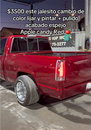 Apple red candy 🍎 cambio de color lijar y pintar plus pulido acabado espejo por $3500 🔥 6232820285 📲 en Phoenix az Arizona #lafinikera👌🇮🇹💯 #autobodyshop #arizonacheck #carroceriaypintura #fypシ゚viral