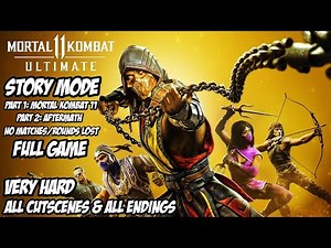 MORTAL KOMBAT 11 ULTIMATE STORY MODE + AFTERMATH | No Matches/Rounds Lost | VERY HARD | FULL GAME