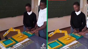 "Future engineers": Grade 7 pupils' hydraulic excavator project garners praise