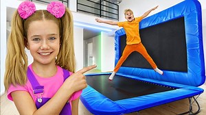 3.5K views · 66 reactions | Slava turned house into trampoline park & plays with inflatable toys | Toys Review | Facebook