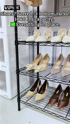 Closet Too Small? This Heavy Duty Rack Holds 890 lbs! | VIPEK V5