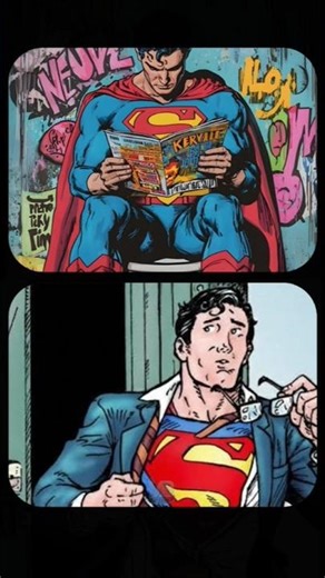 How Does Superman go to Bathroom? 🦸🏻🚽 #shorts #superman #superhero #facts