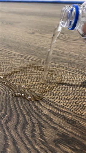 Water-Resistant? ✅ Oil Plus 2C creates a durable bond at a molecular level with the topmost wood fibers, allowing it to repel water with ease! This bond not only makes the wood surface water-resistant, but wear and heat-resistant as well! While the product does offer excellent liquid resistance, we recommend using a coaster and wiping up spills as they occur! #rubiomonocoat | Rubio Monocoat USA
