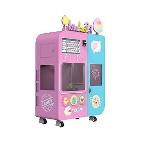[Hot Item] Robotic Flower Popcorn Automatic Snacks Vending Machine Cotton Candy Making Machine
