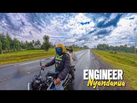 Soaked by the Rain Riding Into Engineer Town | Nyandarua 🇰🇪
