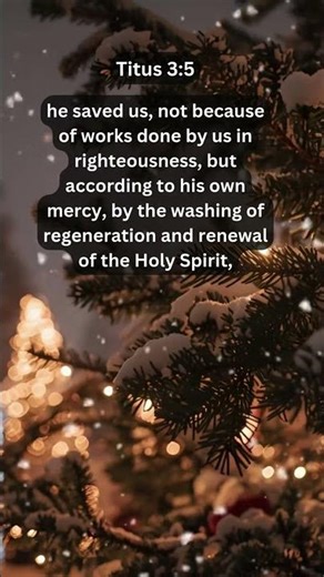 Jesus Saves | Titus 3:5 Daily Bible Verse