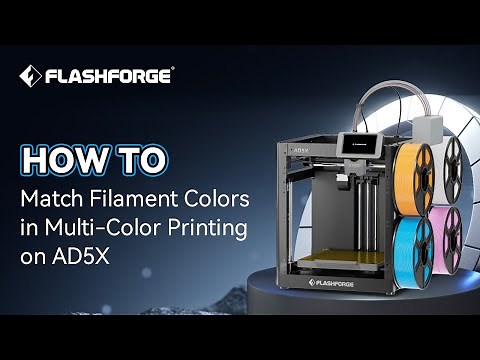 How to Match Filament Colors in Multi-Color Printing on AD5X