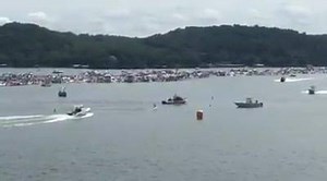 Bad incident down the track... Driver appears to be OK. | Speedboat Magazine