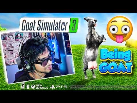 Being GOAT for 15 mins | Goat Simulator 3 FUNNY Moments 😂 | Ultimate Goat Chaos