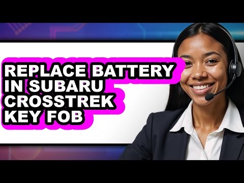 How to Replace Battery in Subaru Crosstrek Key Fob (Only Way)
