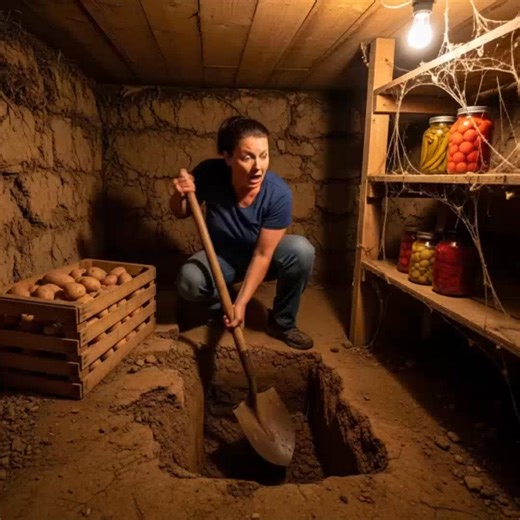 🎢 My husband left his gravely ill mother with me and went on a business trip for almost a year: all this time I took care of her every day, spoon-fed her and bought medicine with my last money 😢 Before dying, my mother-in-law took my hand and quietly said: "Go to the village and dig in the basement under a potato box." After the funeral, I went there, and when I saw what was hidden in the ground, I was terrified 😨😱 Husband brought his mother in late fall. She could hardly walk and spoke with