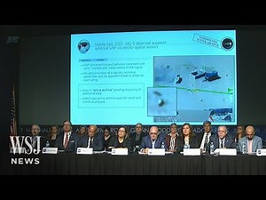 Watch: NASA Shows Video of Unidentified Object in UFO Meeting | WSJ News