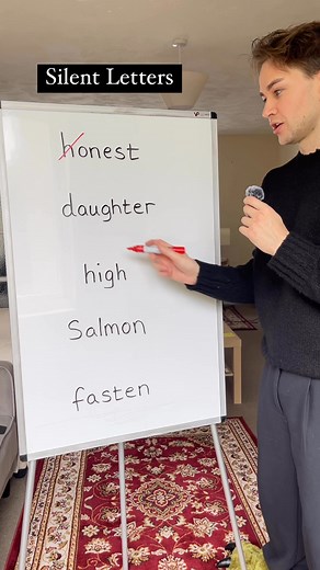 Silent letters in English #englishlesson #englishteacher #learnenglish #englishtips #ingles #ESL | Jack Alexander English