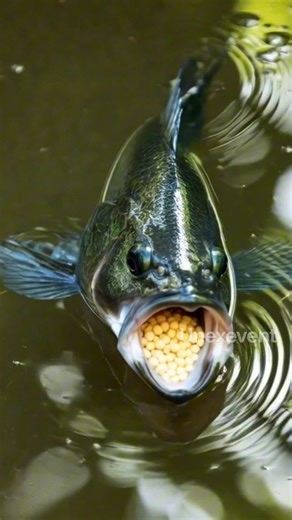 Bagaimana Ikan Mujair Bisa Berkembang Biak Cepat? #mujair #ikanairtawar #faktahewan #edukasi #shorts