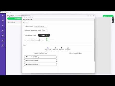DAPPS: Tutorial 4. Building a Population Projection