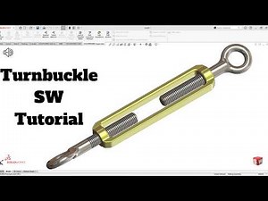Turnbuckle SolidWorks Full tutorial! SolidWorks