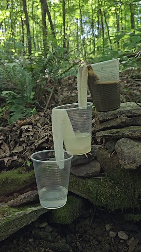 DIY Paper Towel Water Filter for Camping and Outdoors