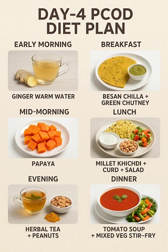 Day-4 PCOD Diet Plan Weight Loss | Diet Plan | Meal Plan | The Balanced Plate