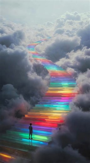 Rainbow Spiral Staircase 🌈 | The Climb Toward Heaven