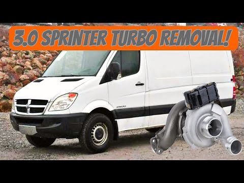 3.0 Sprinter turbo diesel Turbo removal