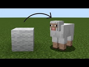 Minecraft: How to Turn a Wool into Sheep