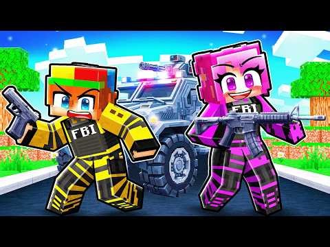 Baby Johnny and Daisy Became SWAT in Minecraft