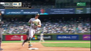 Soderstrom gets A's on scoreboard vs. Mariners with third homer of season