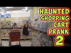 Haunted Shopping Cart Prank 2