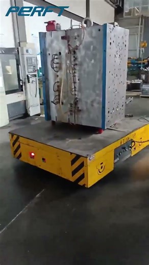 6-Ton Mold Handling Challenge? Battery-Powered Trackless Transfer Cart - Live Customer Site Footage!
