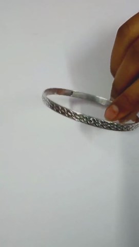 925 Sterling Silver Wave Bangle – Hand-engraved Oxidized Stacking Bracelet - Etsy