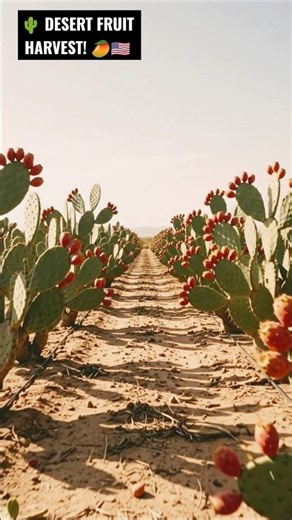 🌵🥭 How Prickly Pear Is Harvested in the Arizona Desert 🇺🇸