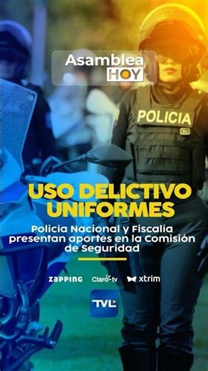 Uniforms Were Used | National Police and Prosecutor's Office presented contributions to the Secur...