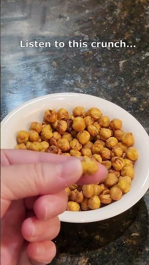 Air Fryer Chickpeas in 17 Minutes 🔥