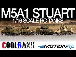Awesome M5A1 Stuart 1/16 Scale RC Tank from Coolbank | Motion RC