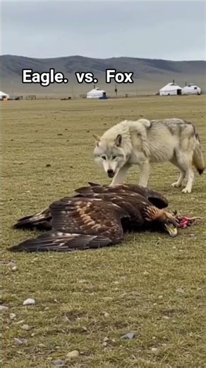 Eagle vs Fox – Battle for Survival in the Wild 🦅🦊 #slowedandreverb #epicbattle #fightofanimals