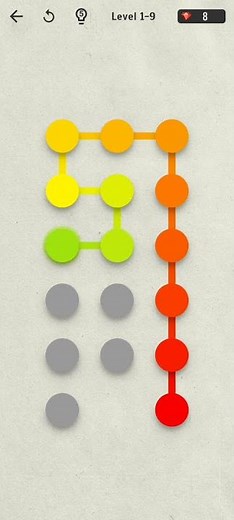 Fill One Line Level 1 - 9 | Color Puzzle Game | One Line Stoke Puzzle Game | Fill All Blocks