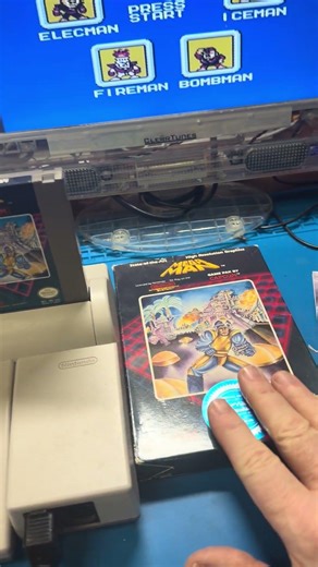 Mega Man 1 NES with box error! #retrogaming