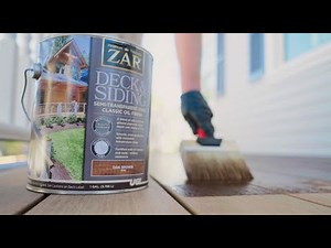 How to Refinish your Deck with ZAR® Deck & Siding