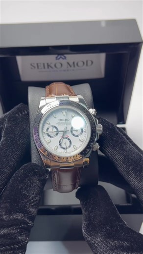 Seiko Mod Daytona Panda Leather Watch Review